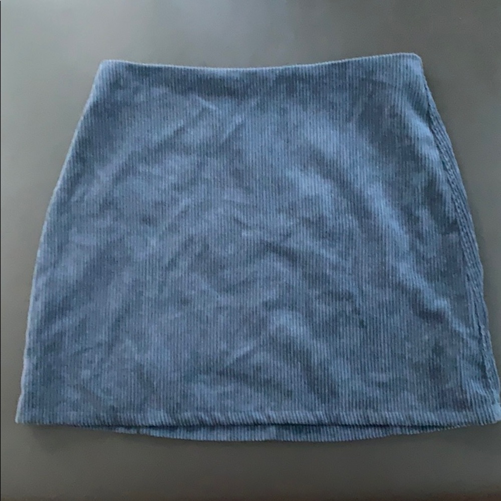 Corduroy dark blue skirt